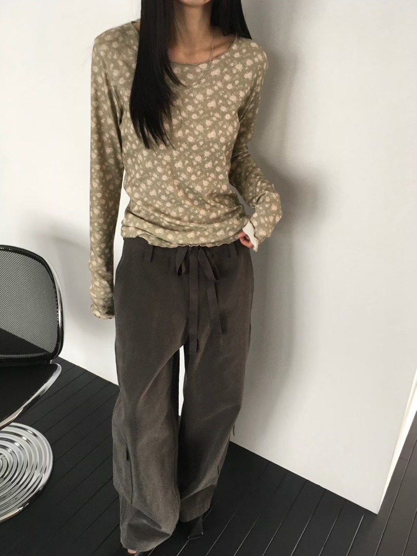 MINIMUZE韓國直郵女裝新品人氣時尚熱賣休閑真品推薦長袖T恤MINIMUZE長袖T恤