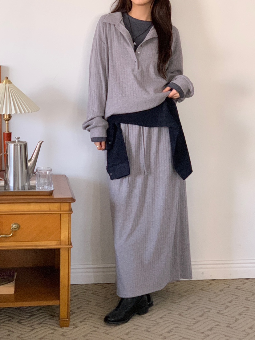 CM韓國代購女士新款時尚熱賣人氣真品推薦休閑長裙CM_centimeter長裙