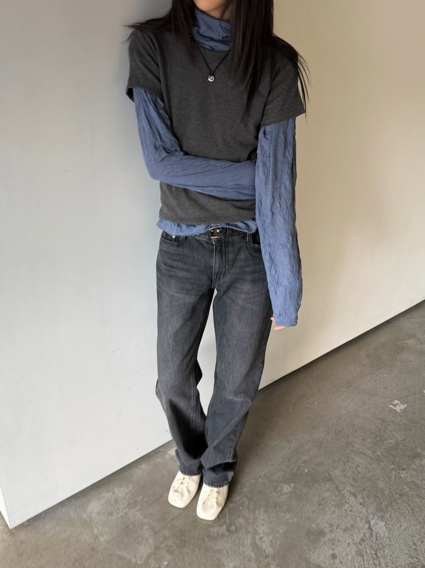ARKIE/TAF韓國代購女士新品推薦人氣時尚休閑真品牛仔褲ARKIE/TAF牛仔褲