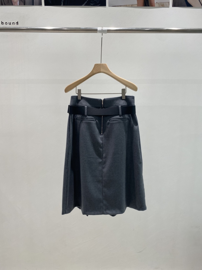 UNBOUND韓國直郵女士新品人氣休閑半身裙中短裙不含腰帶皺紋UNBOUND半身裙/中短裙
