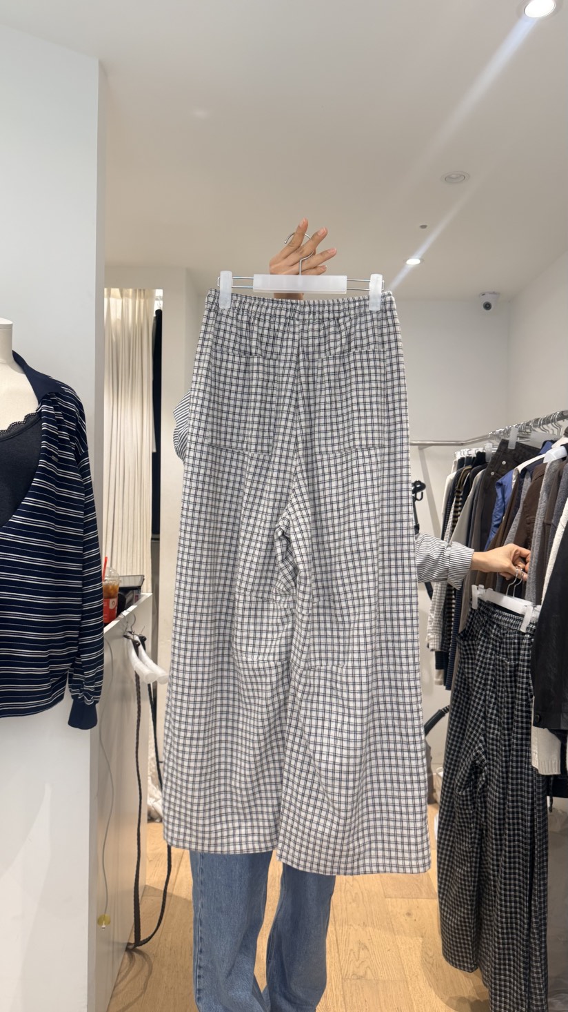 ARKIE/TAF東大門代購女裝新品熱賣真品人氣時尚休閑褲格子ARKIE/TAF休閑褲