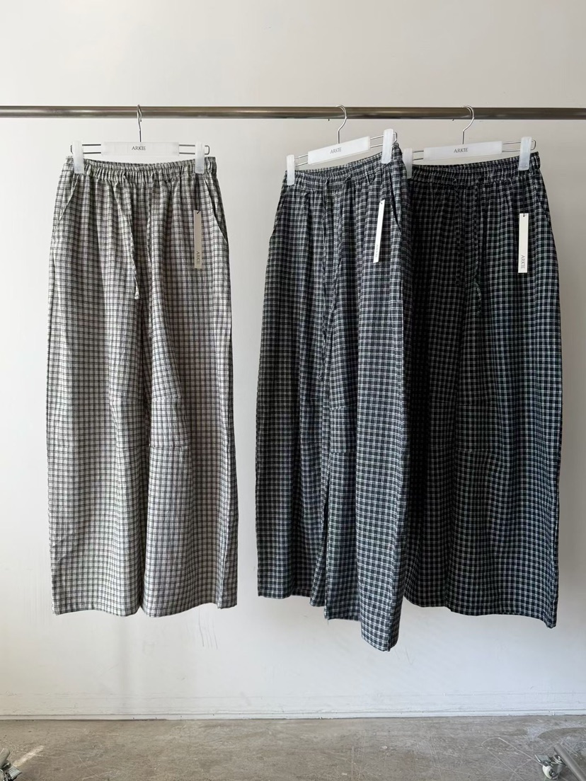 ARKIE/TAF東大門代購女裝新品熱賣真品人氣時尚休閑褲格子ARKIE/TAF休閑褲