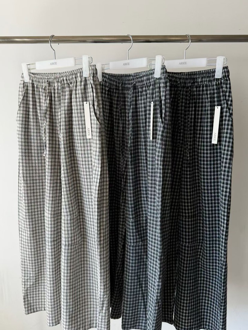 ARKIE/TAF東大門代購女裝新品熱賣真品人氣時尚休閑褲格子ARKIE/TAF休閑褲