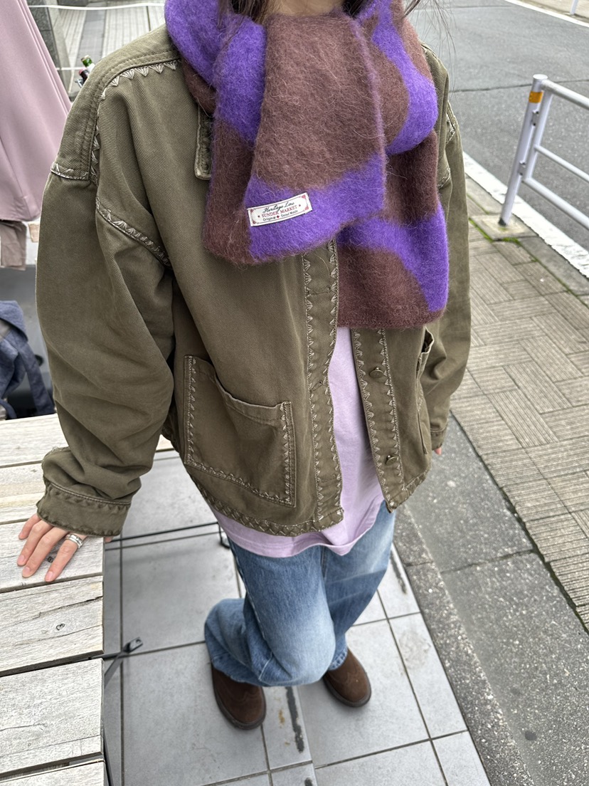 SUNDER MARKET東大門直郵女士新款人氣夾克不含內搭刺繡棉SUNDER MARKET夾克