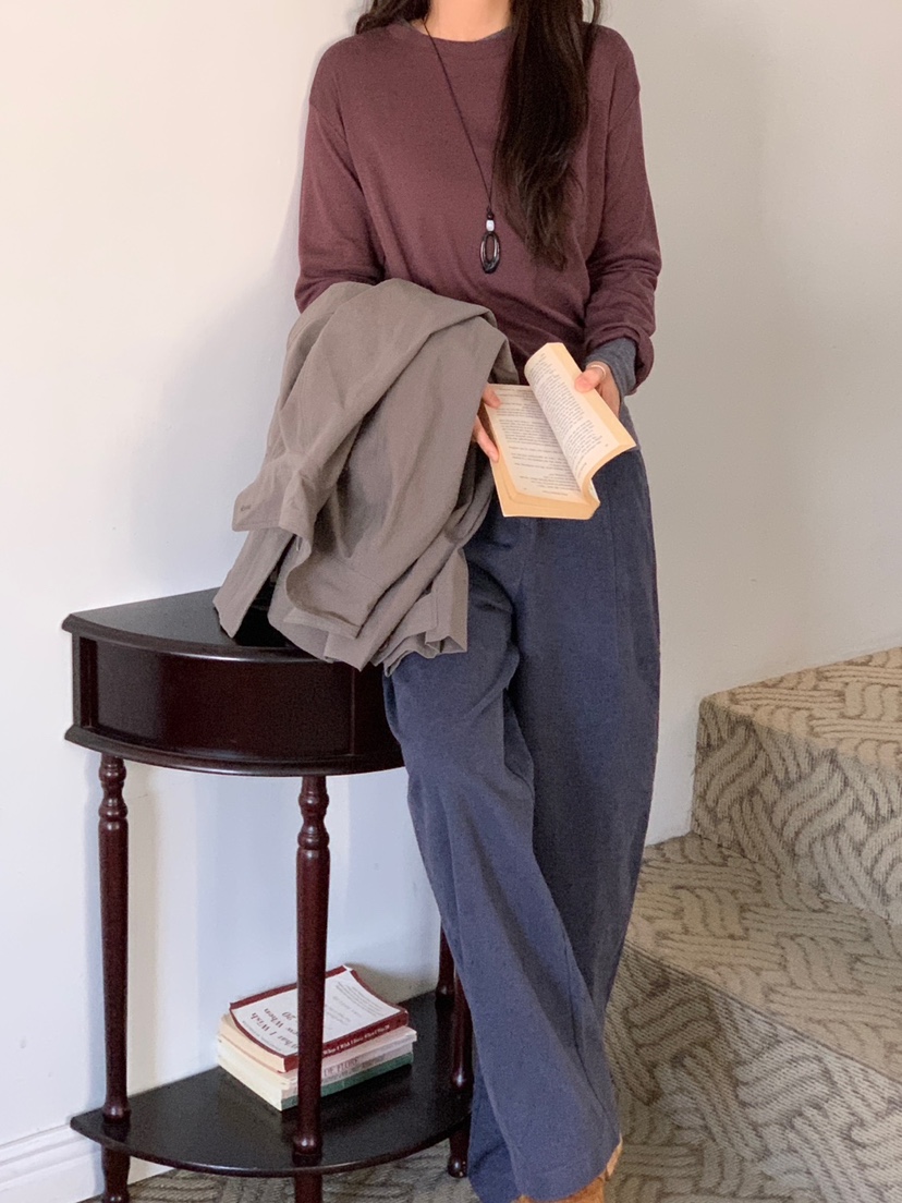 CM東大門代購女裝新款人氣休閑熱賣時尚真品推薦長袖T恤CM_centimeter長袖T恤