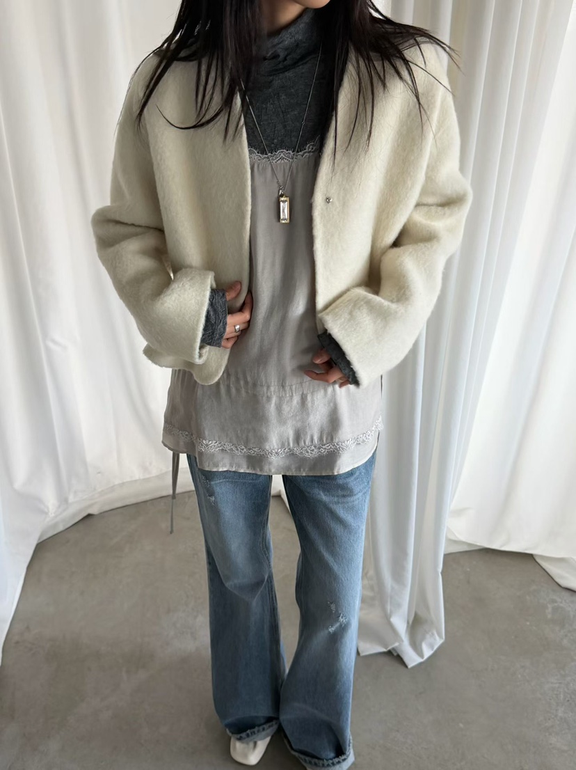 ARKIE/TAF東大門實拍女士新款真品休閑人氣熱賣短款大衣ARKIE/TAF短款大衣