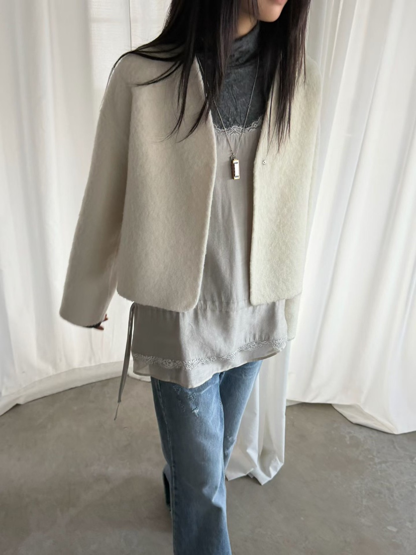 ARKIE/TAF東大門實拍女士新款真品休閑人氣熱賣短款大衣ARKIE/TAF短款大衣