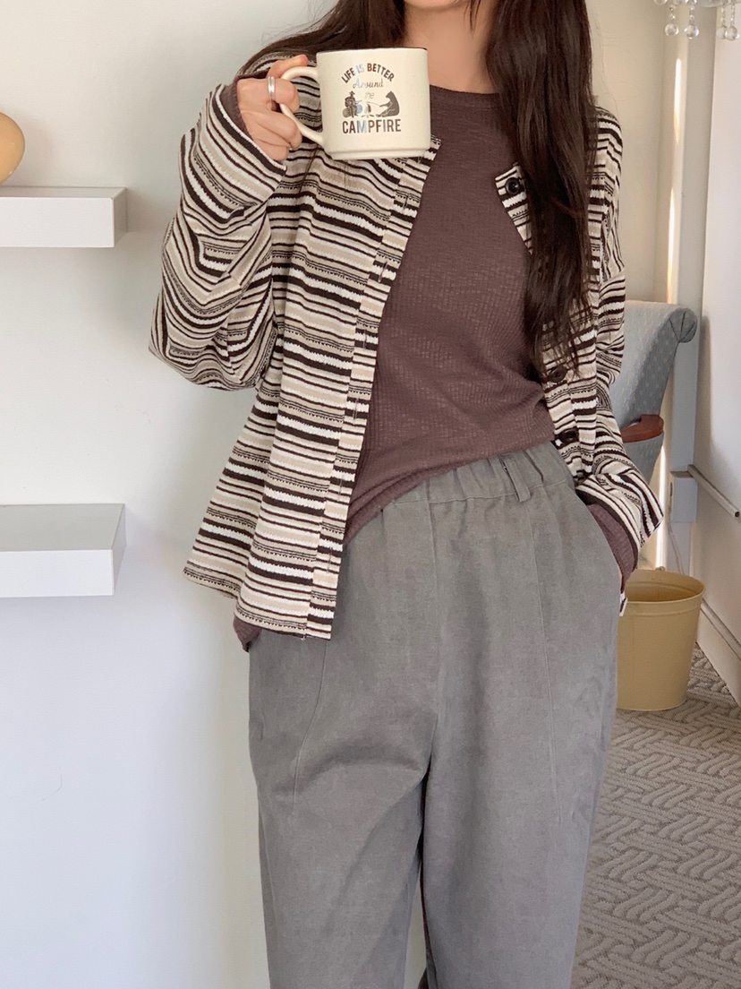 CM韓國直郵女裝新品人氣休閑時尚推薦真品熱賣長袖T恤CM_centimeter長袖T恤