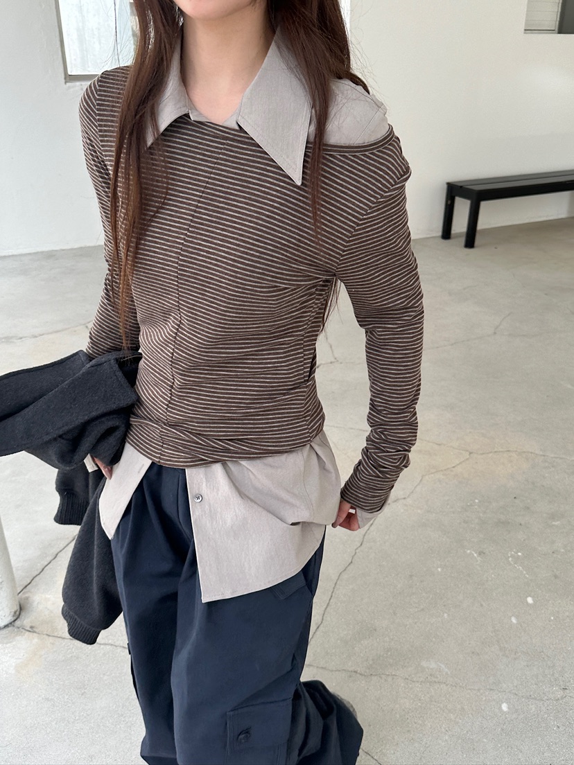 UNBOUND東大門直郵女士新款真品休閑推薦時尚熱賣長袖T恤UNBOUND長袖T恤