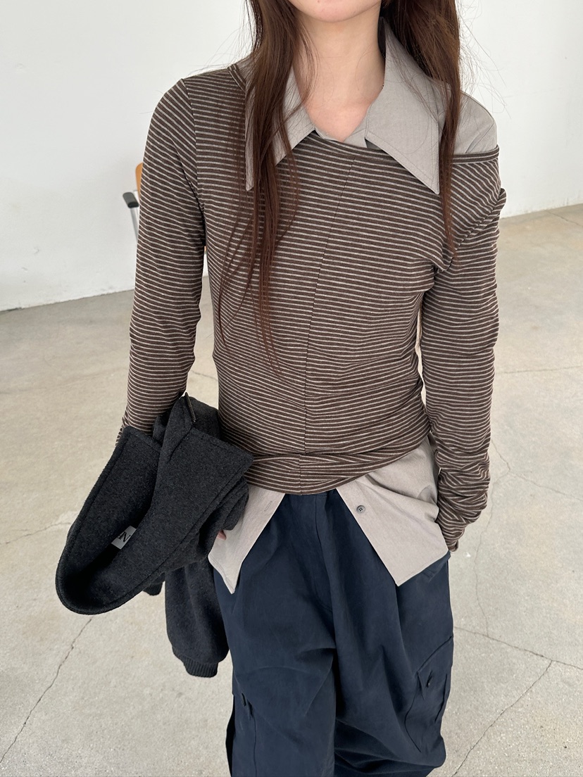 UNBOUND東大門直郵女士新款真品休閑推薦時尚熱賣長袖T恤UNBOUND長袖T恤