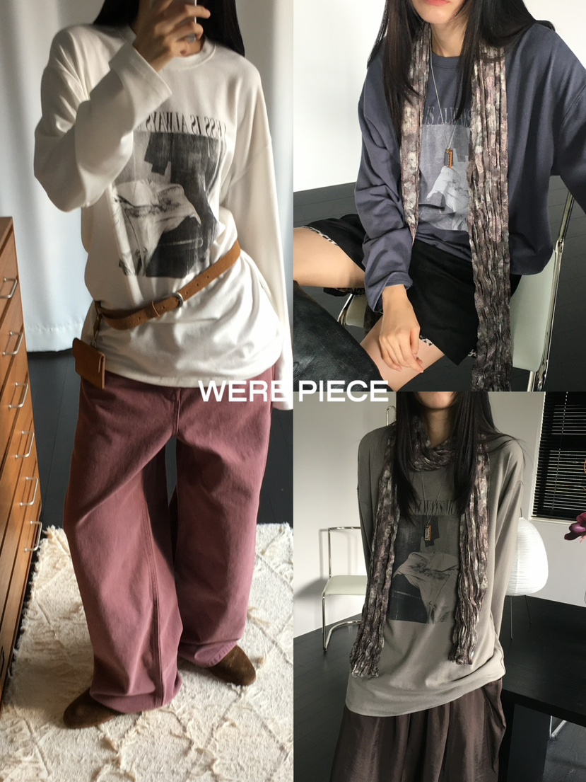 KARE/WEREPIECE東大門實拍女士新款時尚熱賣推薦休閑褲染色KARE/WEREPIECE休閑褲