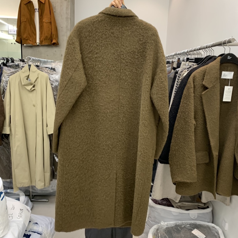 THE SECOND GROW韓國直郵女士新品真品推薦休閑中長款大衣THE SECOND GROW中長款大衣