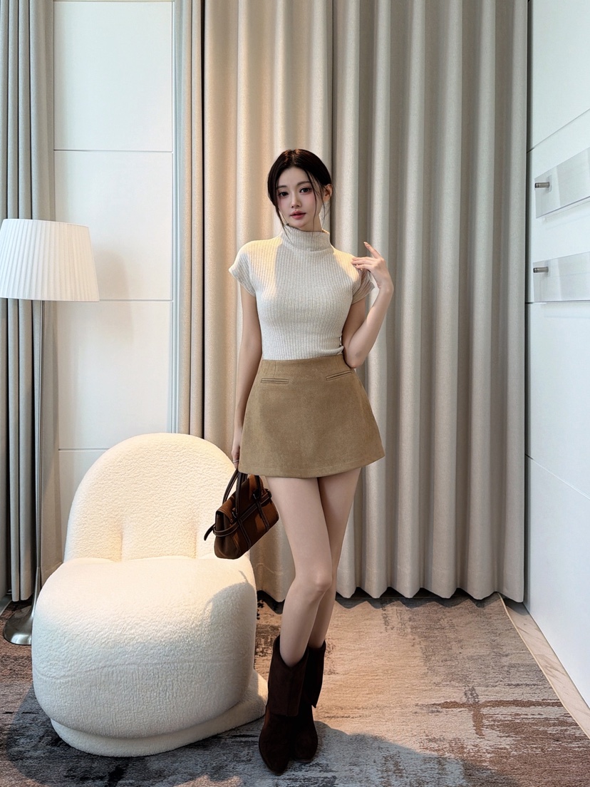 CLOTH韓國代購女士新品熱賣時尚休閑推薦真品人氣T恤高領CLOTHT恤