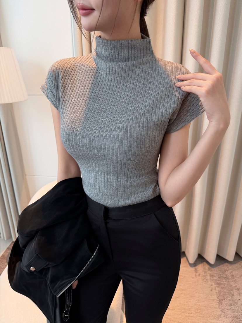 CLOTH韓國代購女士新品熱賣時尚休閑推薦真品人氣T恤高領CLOTHT恤