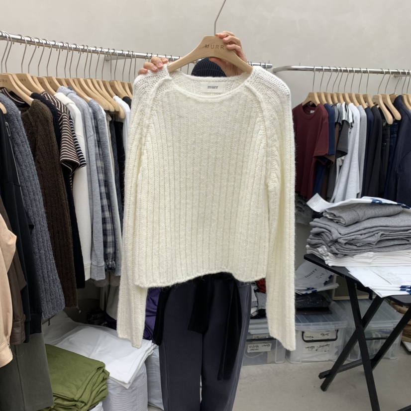 MURR東大門直郵女裝新品熱賣時尚推薦真品人氣針織衫羅紋MURR針織衫圖色3