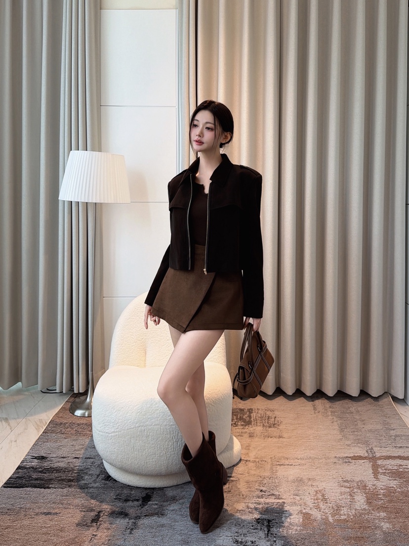 CLOTH東大門代購女裝新款人氣時尚休閑推薦熱賣真品夾克皮革CLOTH夾克