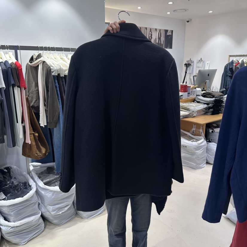 HELVETICA PLUS韓國代購女士新品人氣短款大衣意大利羊毛HELVETICA短款大衣