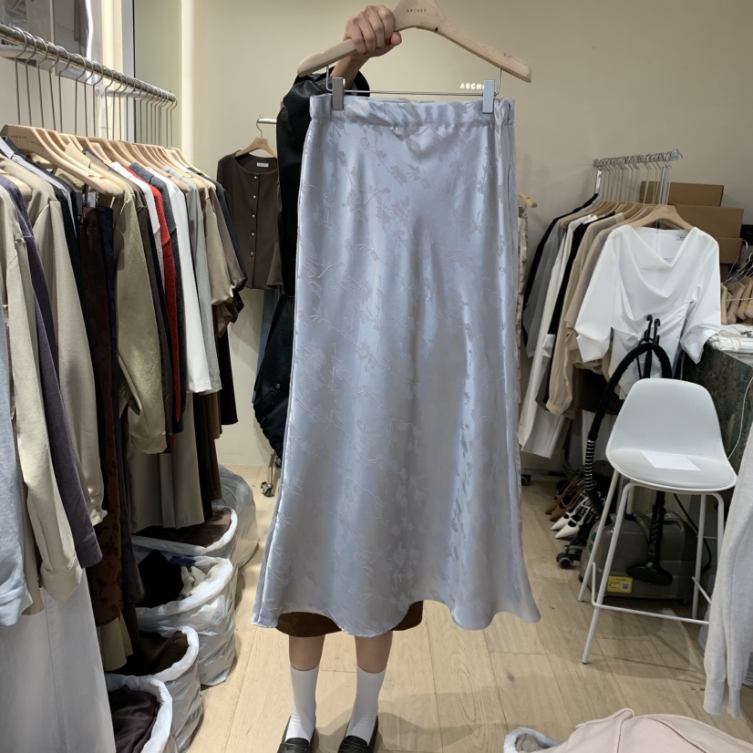 ARCHER韓國直郵女裝新品時尚熱賣休閑真品推薦人氣長裙提花ARCHER長裙圖色1