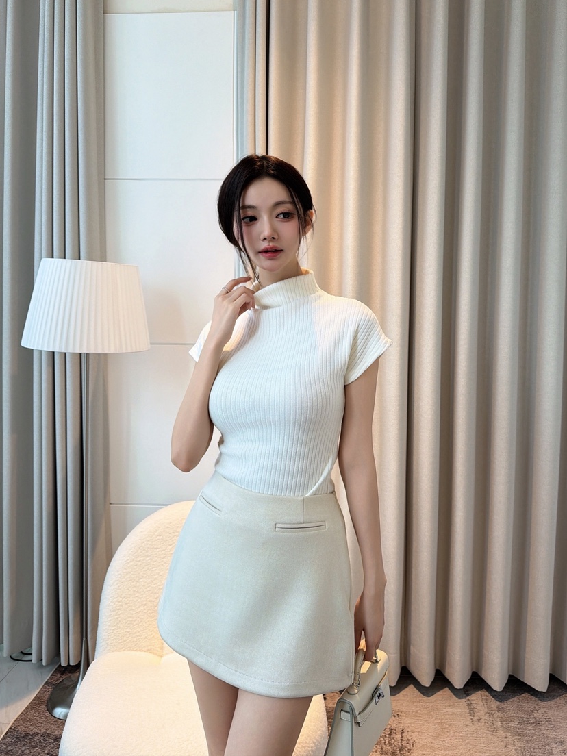 CLOTH東大門實拍女士新品時尚人氣推薦休閑真品裙褲麂皮絨CLOTH裙褲