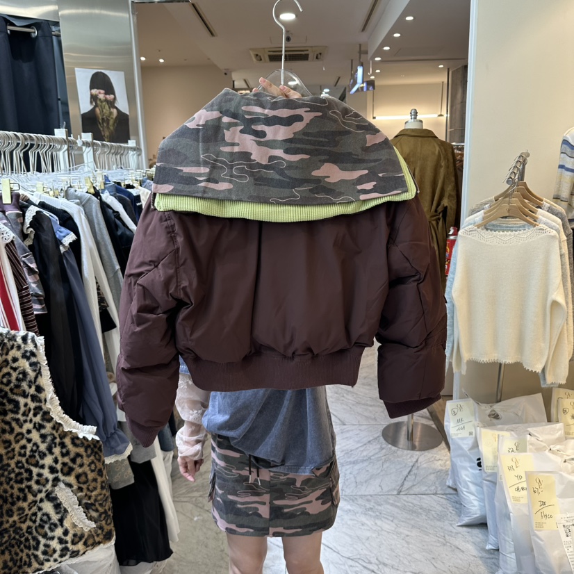 CHEAP-CHIC韓國直郵女士新款時尚真品熱賣人氣短款羽絨服絨CHEAP-CHIC/CHARLES THE SECOND短款羽絨服