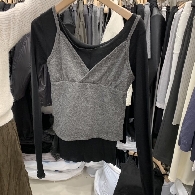 RECOVER東大門直郵女士新品休閑時尚推薦吊帶背心不含內搭RECOVER/MOMENT吊帶/背心圖色1