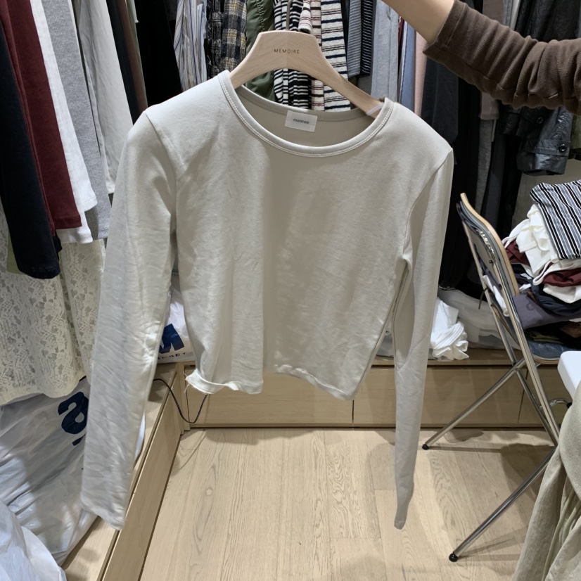 MONROE東大門實拍女士新品休閑人氣熱賣真品推薦時尚長袖T恤MONROE長袖T恤圖色2