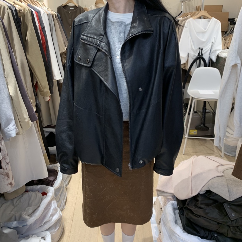 ARCHER東大門直郵女裝新品熱賣真品時尚推薦人氣休閑皮衣ARCHER皮衣