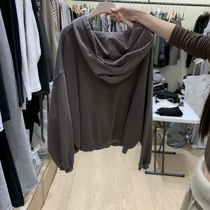 MONROE東大門實拍女裝新品時尚熱賣人氣推薦休閑衛衣兜帽MONROE衛衣