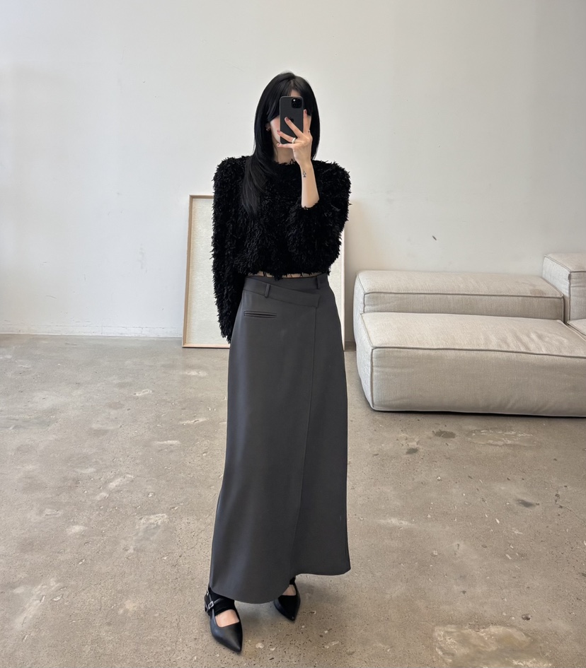 AMUSE SEOUL東大門代購女士新品人氣真品熱賣時尚休閑長裙AMUSE SEOUL長裙