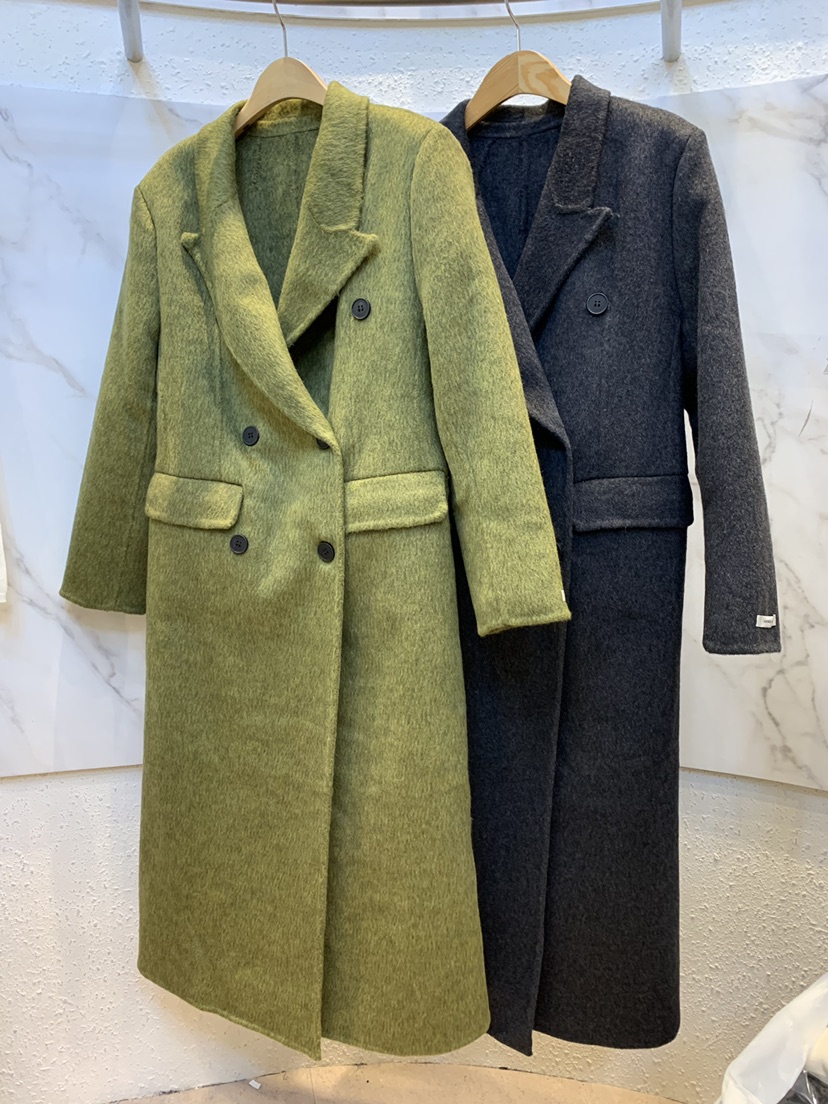 OLIVE TrEE東大門實拍女士新款真品人氣時尚中長款大衣羊絨OLIVE TrEE中長款大衣
