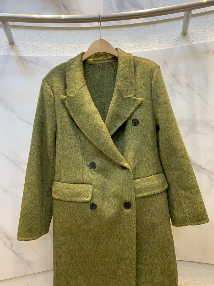 OLIVE TrEE東大門實拍女士新款真品人氣時尚中長款大衣羊絨OLIVE TrEE中長款大衣