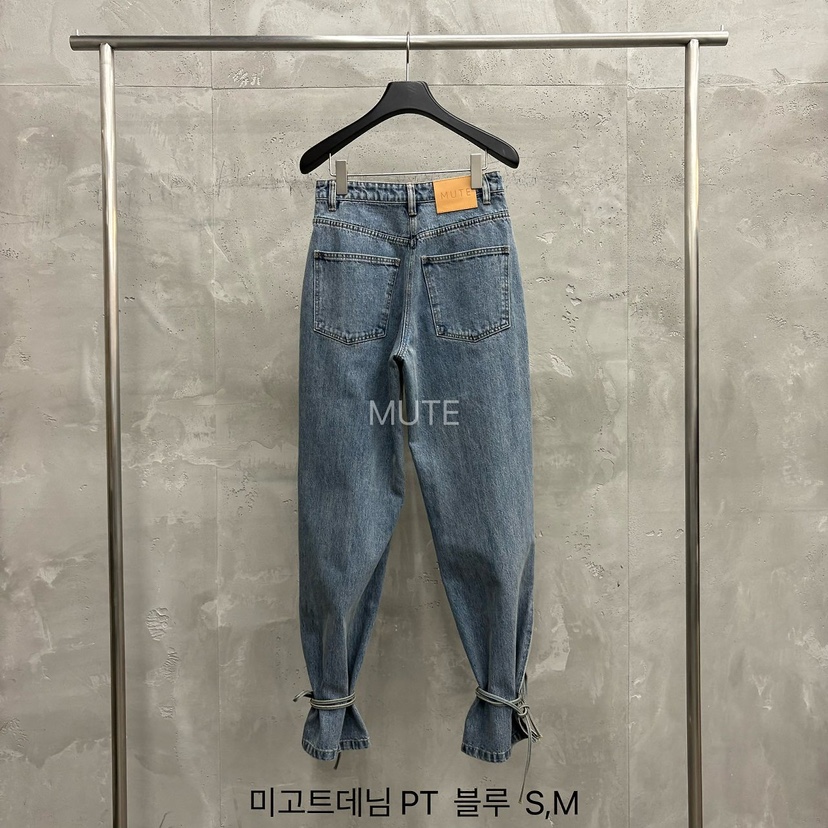 MUTE-P韓國代購女士新品熱賣時尚休閑真品人氣推薦牛仔褲MUTE牛仔褲