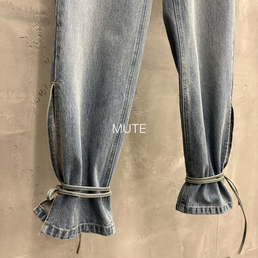 MUTE-P韓國代購女士新品熱賣時尚休閑真品人氣推薦牛仔褲MUTE牛仔褲
