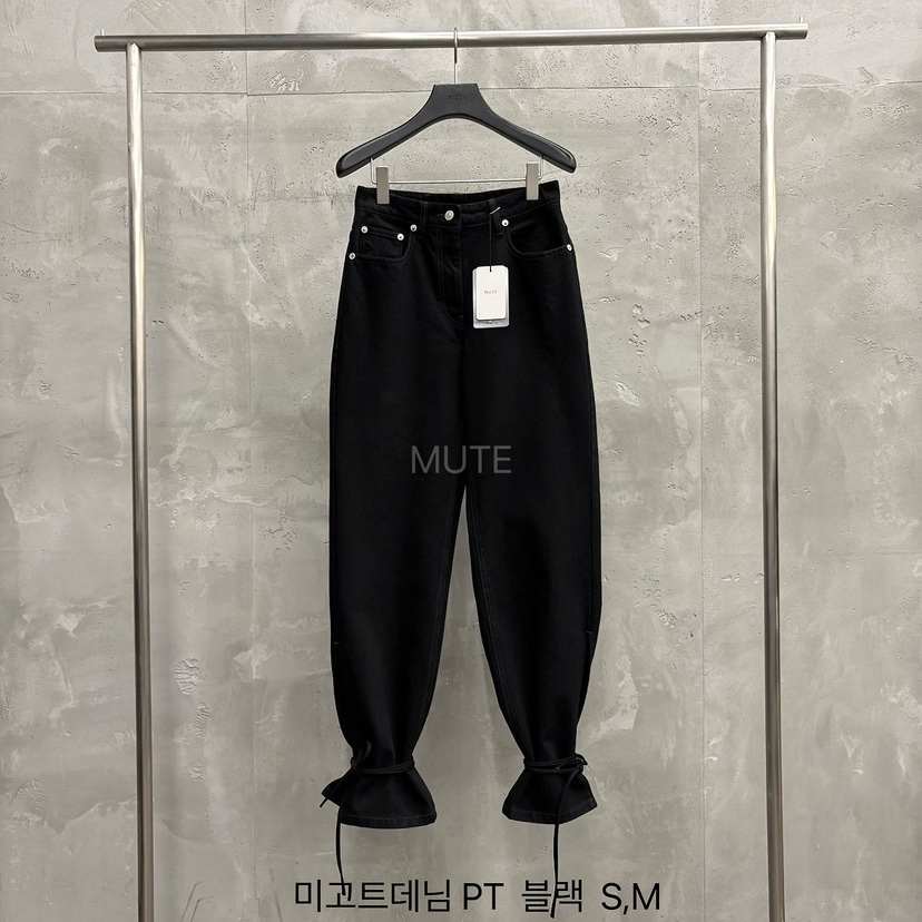 MUTE-P韓國代購女士新品熱賣時尚休閑真品人氣推薦牛仔褲MUTE牛仔褲圖色2