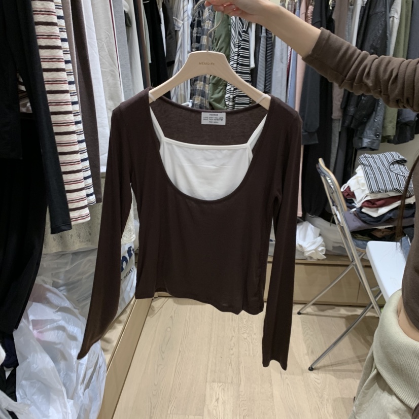 MONROE韓國代購女裝新品真品推薦人氣休閑時尚熱賣套裝無袖MONROE套裝圖色2