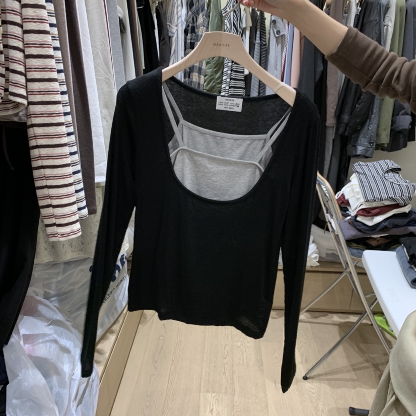 MONROE韓國代購女裝新品真品推薦人氣休閑時尚熱賣套裝無袖MONROE套裝圖色3