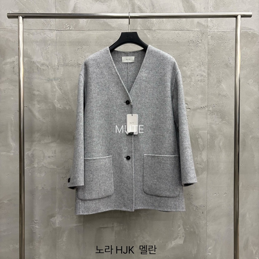 MUTE-P東大門代購女士新品時尚熱賣休閑人氣真品短款大衣MUTE短款大衣圖色2