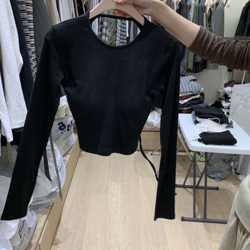 MONROE韓國代購女裝新品休閑推薦人氣熱賣時尚真品長袖T恤MONROE長袖T恤圖色3