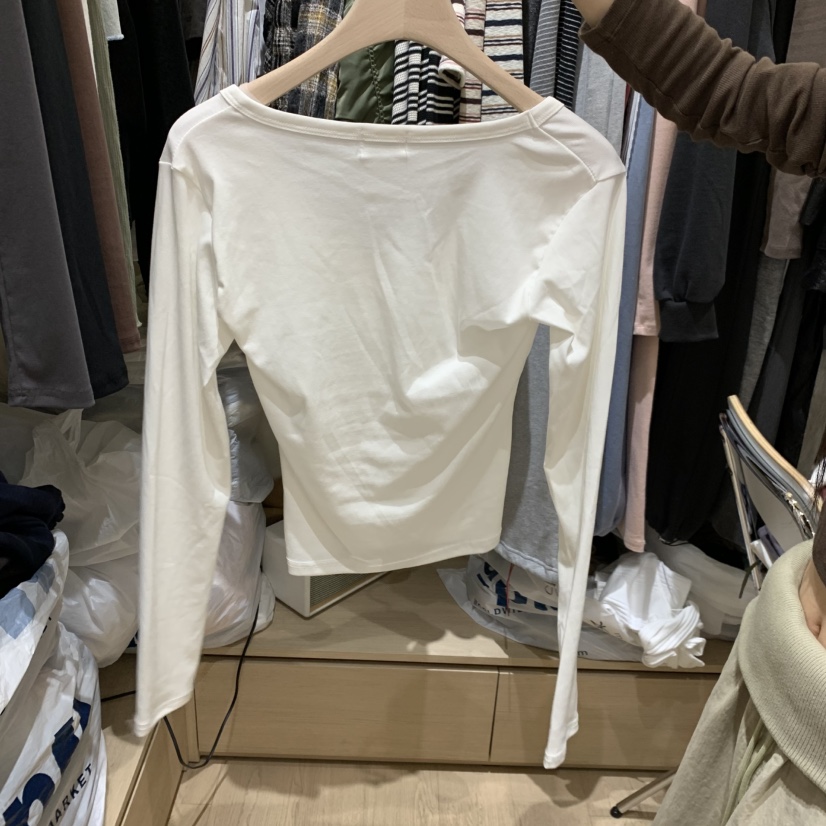 MONROE東大門代購女裝新款人氣推薦熱賣時尚休閑真品長袖T恤MONROE長袖T恤