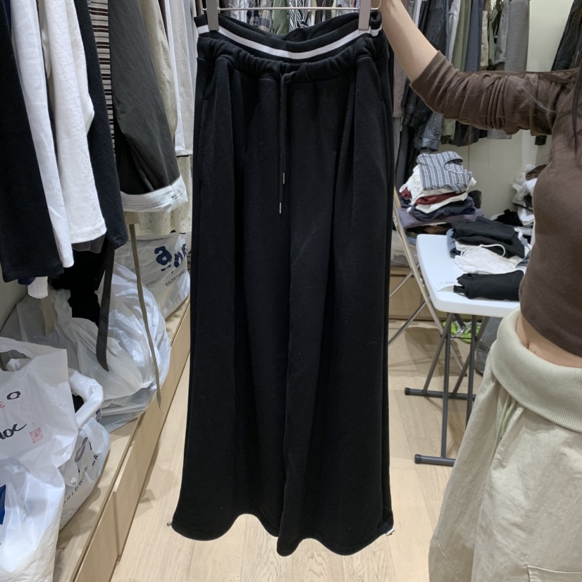 MONROE東大門代購女士新款熱賣休閑人氣推薦真品休閑褲撞色MONROE休閑褲圖色2