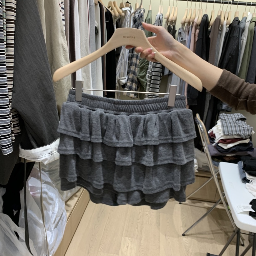 MONROE韓國直郵女士新品熱賣推薦真品休閑時尚人氣短裙多層MONROE短裙