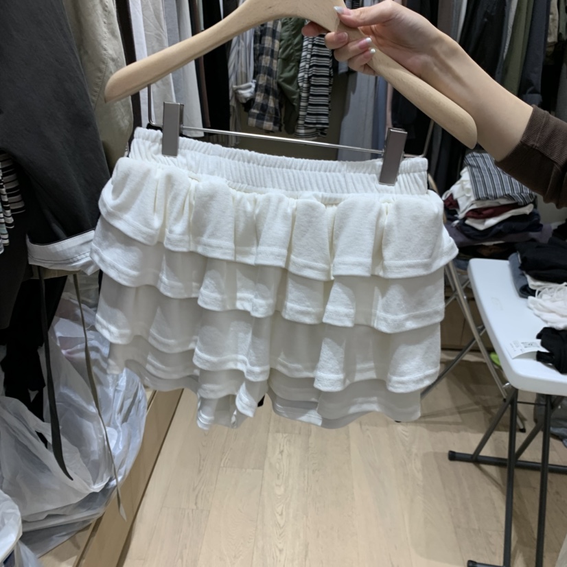 MONROE韓國直郵女士新品熱賣推薦真品休閑時尚人氣短裙多層MONROE短裙圖色1
