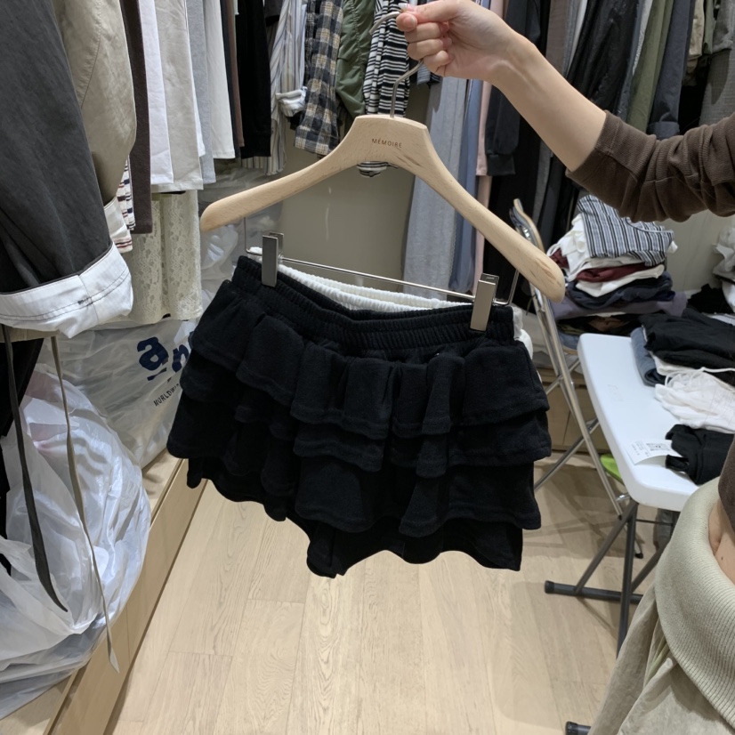 MONROE韓國直郵女士新品熱賣推薦真品休閑時尚人氣短裙多層MONROE短裙圖色3