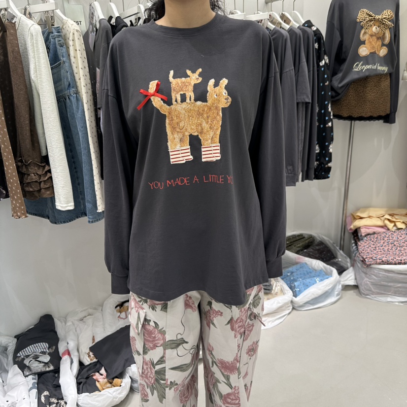 VINTAGE 888東大門直郵女裝新品熱賣真品推薦時尚長袖T恤VINTAGE 888長袖T恤圖色2