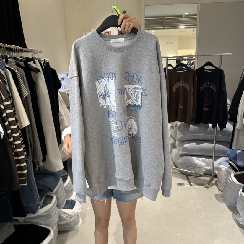 LIVU/MEMO CLASSIC東大門實拍女士新款熱賣休閑真品衛衣LIVU/MEMO CLASSIC衛衣圖色1