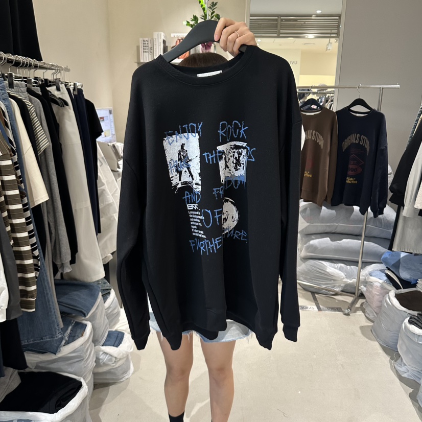 LIVU/MEMO CLASSIC東大門實拍女士新款熱賣休閑真品衛衣LIVU/MEMO CLASSIC衛衣圖色2