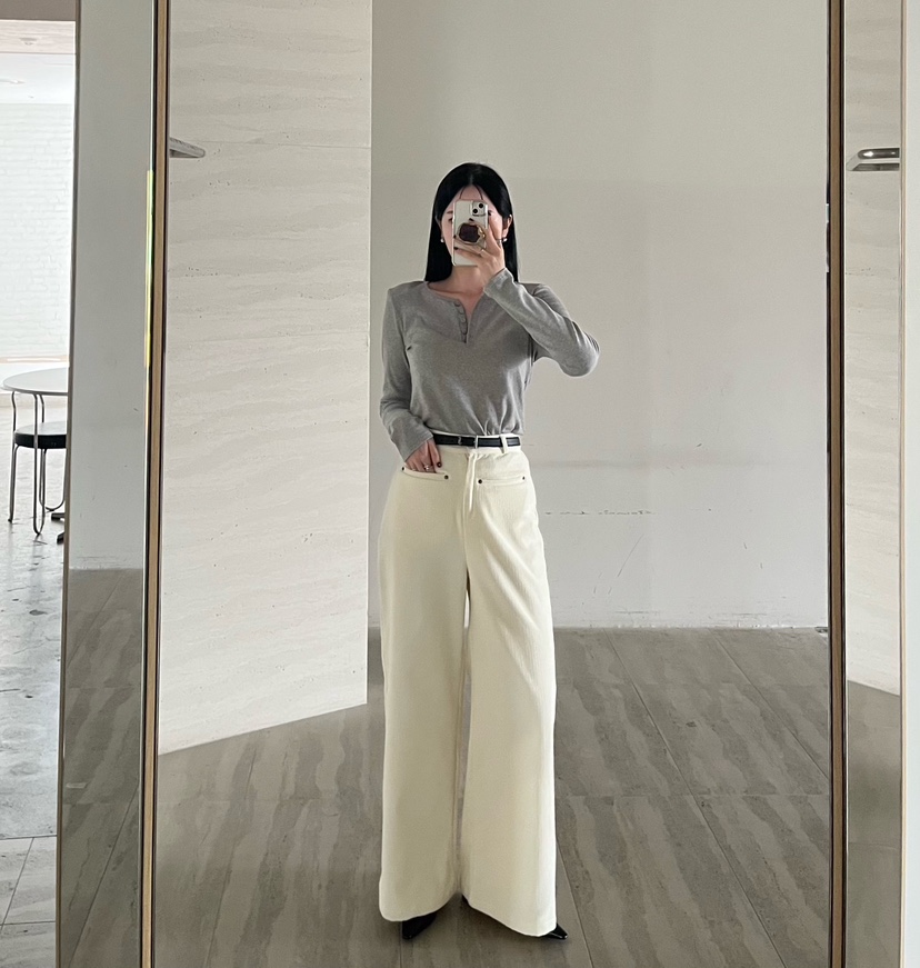 AMUSE SEOUL韓國直郵女裝新品熱賣推薦真品休閑褲燈芯絨AMUSE SEOUL休閑褲