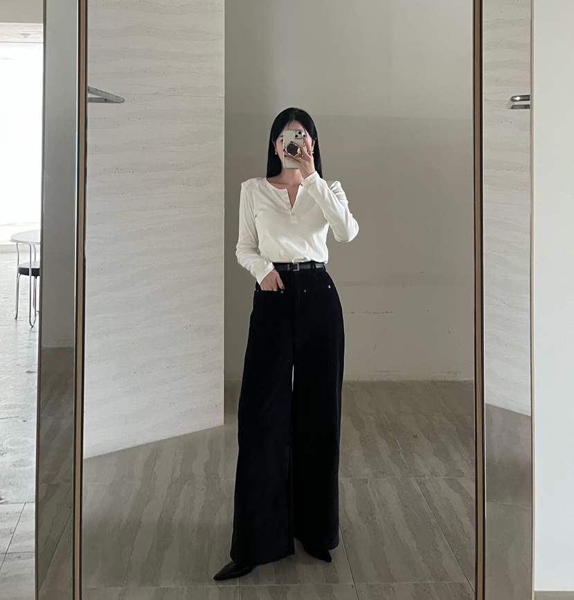 AMUSE SEOUL韓國直郵女裝新品熱賣推薦真品休閑褲燈芯絨AMUSE SEOUL休閑褲