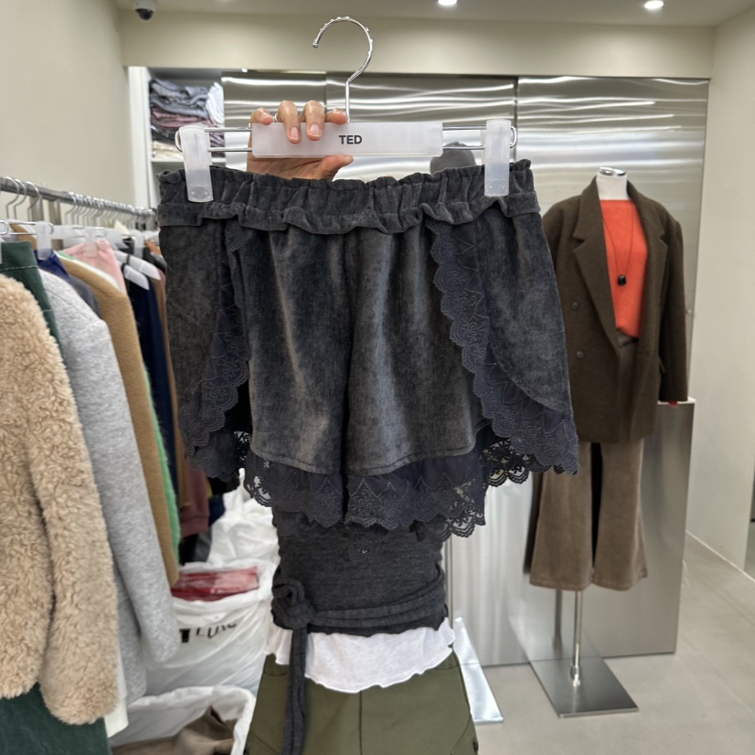 TED東大門直郵女士新品真品休閑推薦熱賣人氣時尚短褲蕾絲TED短褲圖色2