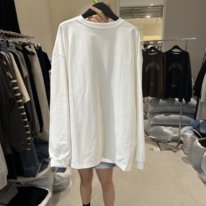 LIVU/MEMO CLASSIC東大門代購女裝新款真品推薦長袖T恤LIVU/MEMO CLASSIC長袖T恤